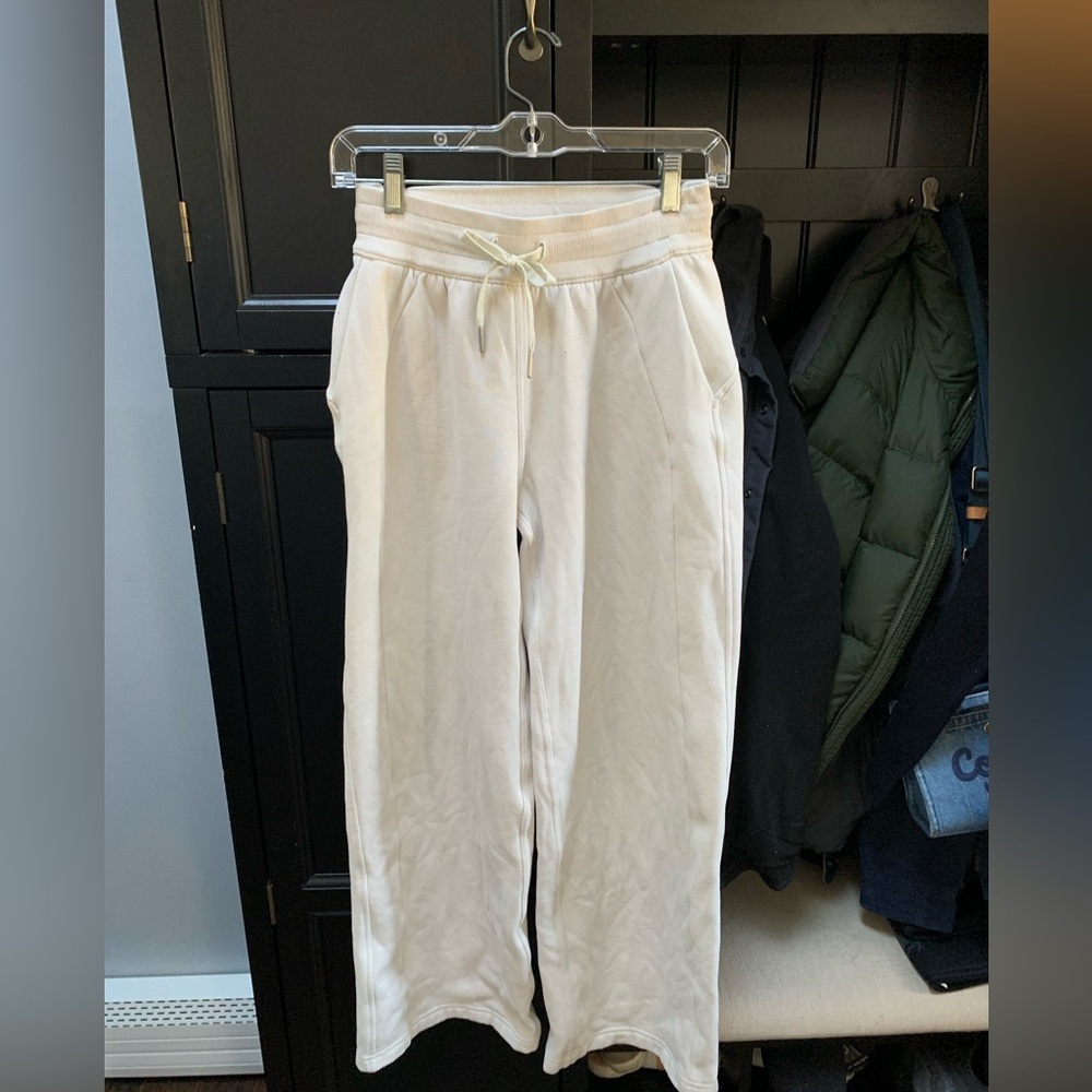 lululemon athletica Cream Track Pants